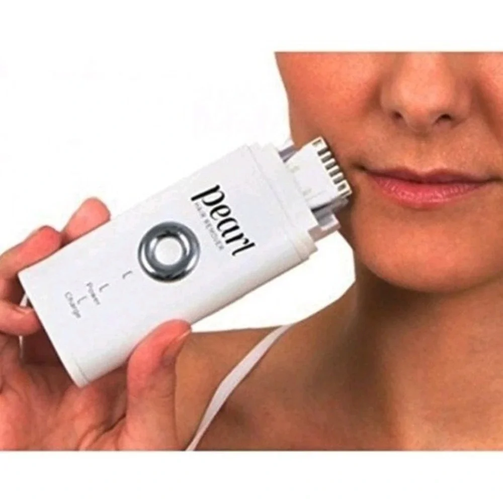Pearl  - Hair removal system - cordless - white‎ pearlescent/chrome accents